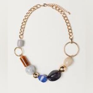 H&M Gold-coloured Metal Chain Necklace